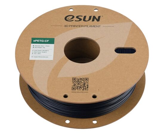 Пластик для 3D-принтера eSUN ePETG-CF 1,75mm 1kg DEEP BLUE (EPETG-CF-P175DU1), зображення 3