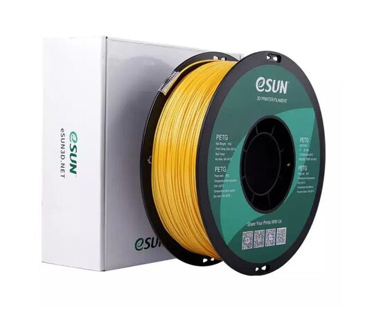 Пластик для 3D-принтера eSUN PETG 1,75mm 1kg SOLID GOLD (PETG-P175SJ1), зображення 4