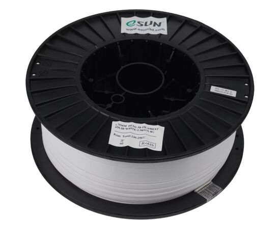 Пластик для 3D-принтера eSUN PETG 1,75mm 2,5kg WHITE (PETG175SW2.5), зображення 3