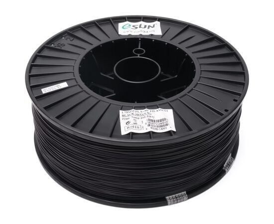 Пластик для 3D-принтера eSUN PLA+ 1.75мм, 3кг, Black (PLA+175B3), зображення 3