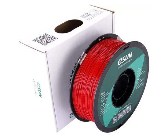 Пластик для 3D-принтера eSUN PLA+ 1.75мм, 1кг, Fire eng Red (PLA+P175FR1), зображення 2