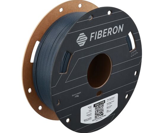 Пластик для 3D-принтера Polymaker ASA-CF08 Fiberon 1,75mm 0,5kg Dark Grey (FF02005)