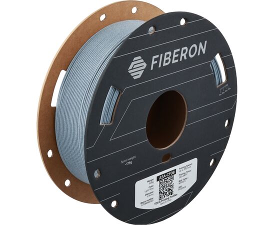 Пластик для 3D-принтера Polymaker ASA-CF08 Fiberon 1,75mm 0,5kg Light Grey (FF02004)