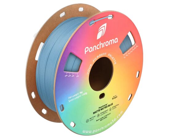 Пластик для 3D-принтера Polymaker PLA PANCHROMA MATTE 1,75mm 1kg MUTED BLUE (CA04024)