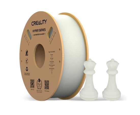 Пластик для 3D-принтера Creality PLA Hyper 1кг, 1.75мм, white (3301010335), зображення 3
