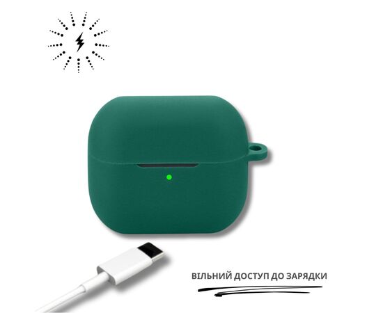 Чехол для наушников BeCover для Samsung Galaxy Buds 3 FE Dark Green (715112), изображение 3