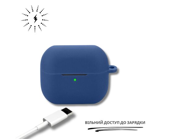 Чехол для наушников BeCover для Samsung Galaxy Buds 3 FE Deep Blue (715111), изображение 3