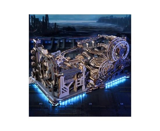 Конструктор Robotime Rokr деревянный 3D Мраморный космодром (LGC01), изображение 8