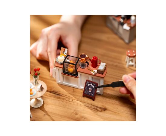 Конструктор Robotime Rolife деревянный 3D Кафе "Slow Life (DG162), изображение 5