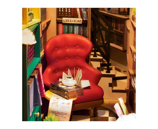 Конструктор Robotime Rolife дерев'яний 3D Книгарня (TGB07), зображення 6