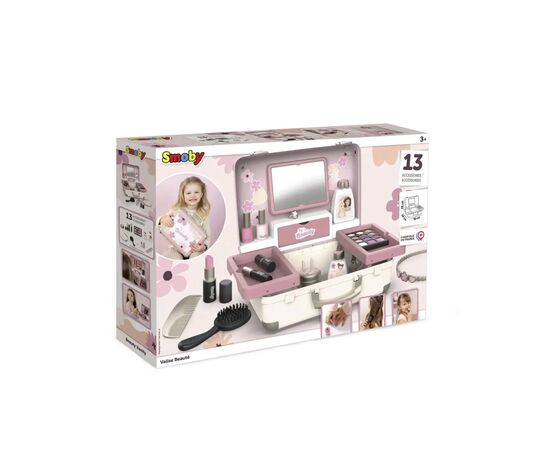 Игровой набор Smoby Бьюти бокса. Стилист с зеркалом и набором косметики, 13 аксессуаров (7600320169), изображение 3
