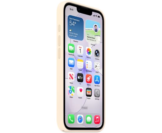 Чехол для мобильного телефона Apple Silicone Case with MagSafe iPhone 17e Vanilla (A3646) (MHWG4ZM/A), изображение 4
