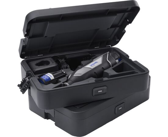 Гравер Dremel 8240 5/65 Platinum+ 12V, 2х2Ah, 5000-35000об/мин, 65 насадок ЗУ, кейс 0.66кг (F.013.824.0JP), изображение 6