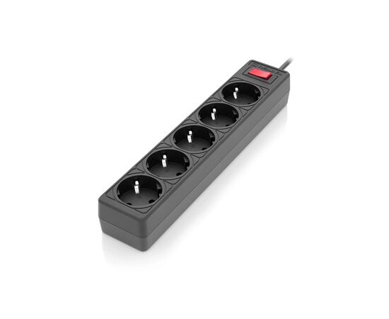 Мережевий фільтр живлення REAL-EL RS-Protect 505, 3m, black (EL122300045), зображення 2