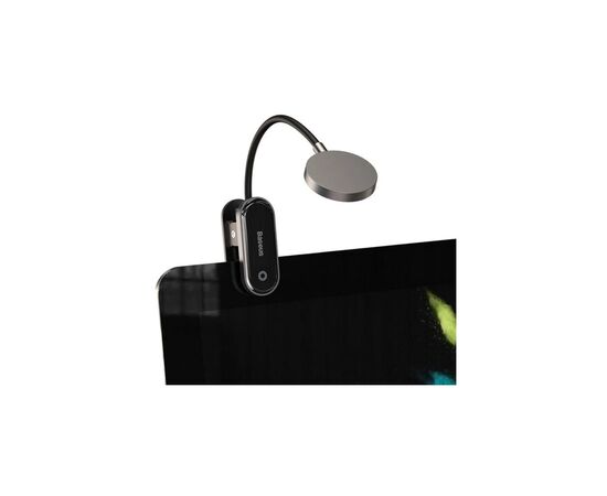 Настільна лампа Baseus Comfort Reading Mini Clip Lamp with battery Dark Gray (DGRAD-0G), зображення 2