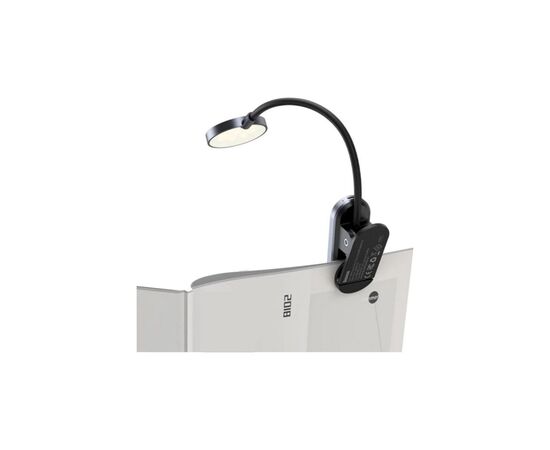 Настільна лампа Baseus Comfort Reading Mini Clip Lamp with battery Dark Gray (DGRAD-0G), зображення 3