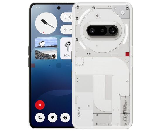 Мобильный телефон Nothing Phone (3a) 12/256Gb White (920021W)
