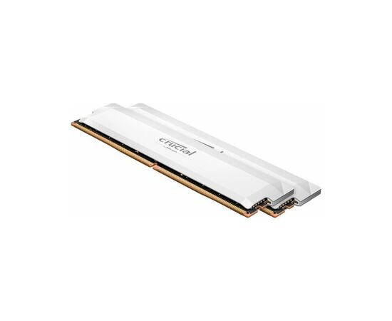 Модуль памяти для компьютера DDR5 64GB (2x32GB) 6000 MHz Crucial Pro Wite Micron (CP2K32G60C40U5W), изображение 2