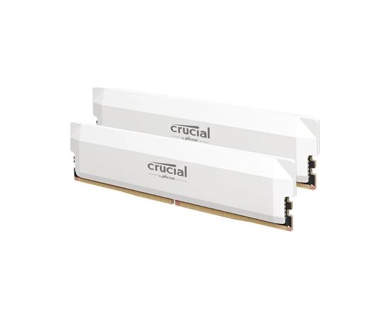Модуль памяти для компьютера DDR5 64GB (2x32GB) 6000 MHz Crucial Pro Wite Micron (CP2K32G60C40U5W)