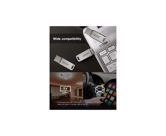 USB флеш накопитель Acer 256GB UM310 Silver USB 3.2 (BL.9BWWA.583), изображение 4