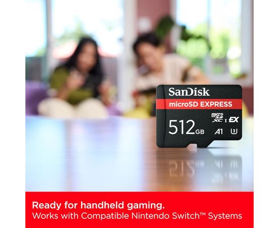 Карта памяти SanDisk 512GB microSDXC class 10 UHS-I U3 A1 Express (SDSQXFN-512G-GN4NN), изображение 2
