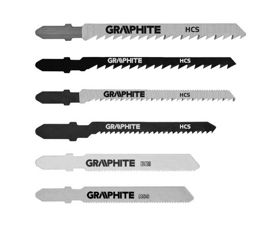 Полотно Graphite для електролобзика, хвостовик T, 6шт (57H754)
