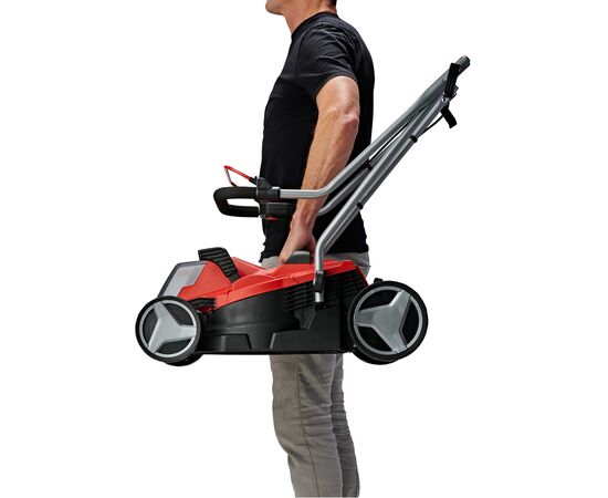 Газонокосилка Einhell GE-CM 18/33 Li-Solo 18V, 33см, 25-65мм, 30л, 10.1кг (без АКБ и ЗУ) (3413266), изображение 3