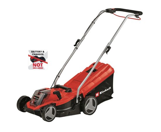 Газонокосилка Einhell GE-CM 18/33 Li-Solo 18V, 33см, 25-65мм, 30л, 10.1кг (без АКБ и ЗУ) (3413266)