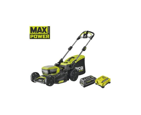 Газонокосилка Ryobi Max Power RY36LMX46A-150 36V, 5Ah, 46см, 55л, 25-75мм, 22.5кг (5133004914)