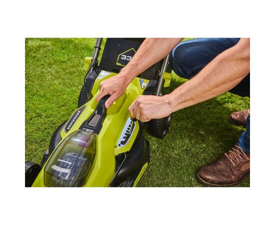 Газонокосилка Ryobi ONE+ HP RY18LMX33A-0 18V, 33см, 30л, 25-90мм, 9.3кг (без АКБ и ЗУ) (5133006286), изображение 8
