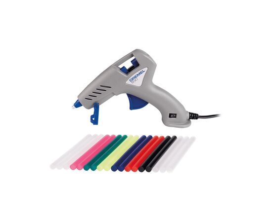 Клеевой пистолет Dremel GlueGun 930, стержни 7мм, 105-165° 0.2кг (F.013.093.0JA)