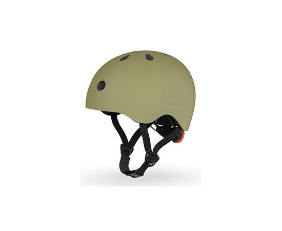 Шлем Scoot&Ride оливковий з ліхтариком 51-53см (SR-190605-OLIVE)