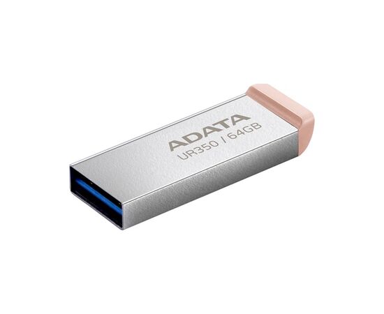 USB флеш накопитель ADATA 64GB UR 350 Silver/Beige USB 3.2 (UR350-64G-RSR/BG)
