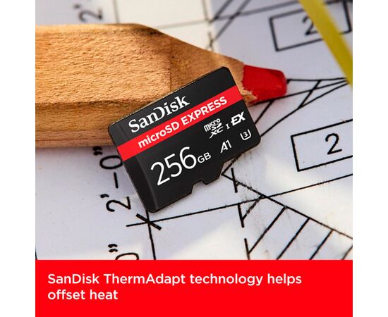 Карта памяти SanDisk 256GB microSDXC class 10 UHS-I U3 A1 Express (SDSQXFN-256G-GN4NN), изображение 8