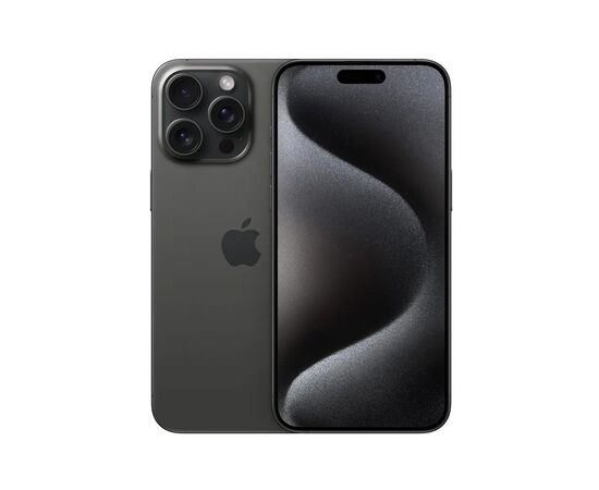 Мобільний телефон Apple iPhone 15 Pro Max 256Gb Black Titanium eSim (REF A) BREEZY (2AMU663)