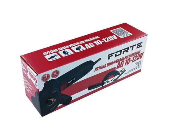 Шліфувальна машина Forte AG 10-125V 1000Вт, 125мм (87530), зображення 7