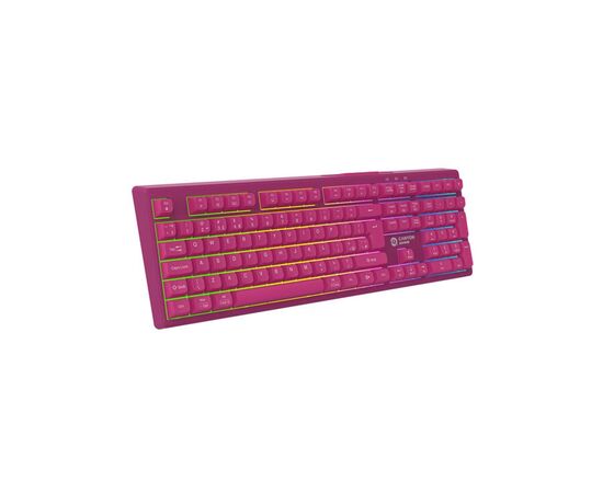 Клавиатура Canyon Fortnax Bluetooth/Wireless/ USB UA Pink (CND-SKBW2), изображение 3