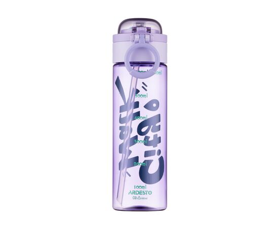Бутылка для воды Ardesto City Walk 680мл, пластик, фіолетовий (AR2268CP), изображение 3