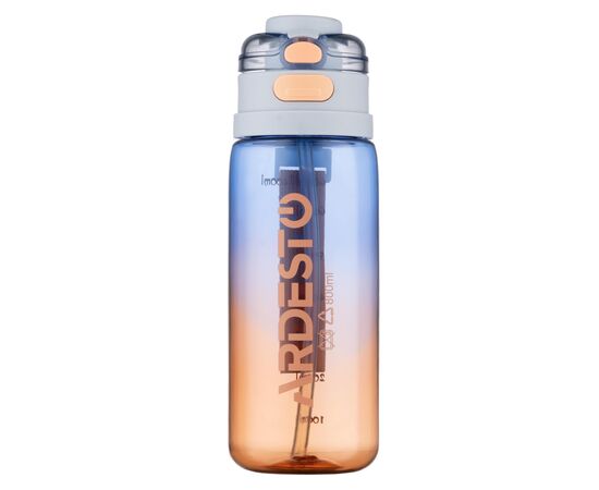 Бутылка для воды Ardesto Gym 800мл, пластик, блакитний (AR2280GB)