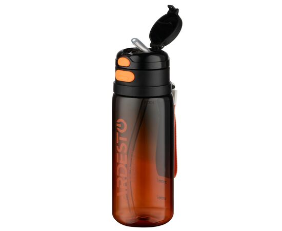 Пляшка для води Ardesto Gym 800мл, пластик, чорний (AR2280GL), зображення 3