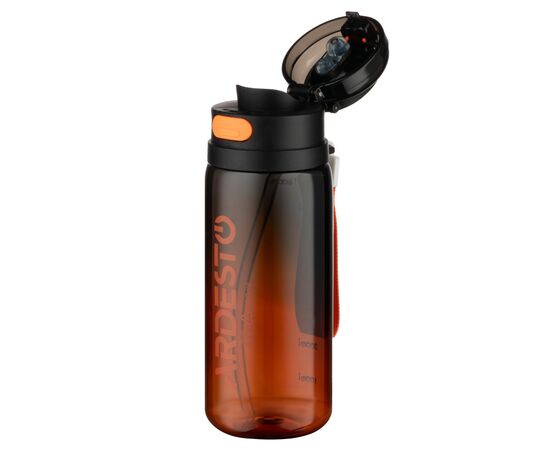 Пляшка для води Ardesto Gym 800мл, пластик, чорний (AR2280GL), зображення 4