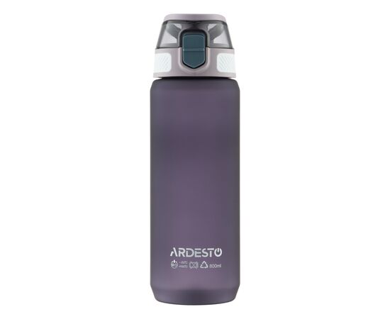 Пляшка для води Ardesto Matte 800мл, пластик, фіолетовий (AR2281MG), зображення 3