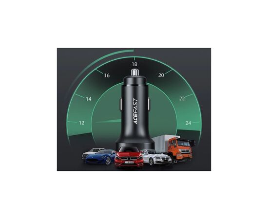 Зарядное устройство Acefast 2xUSB-C 72W car adapter metal (6974316280361), изображение 7
