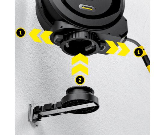 Поливочный шланг Karcher на автоматической катушке HBX 4.20 Automatic 20м, 1/2” 8.68кг (2.645-378.0), изображение 2