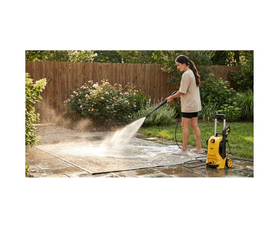 Мийка високого тиску 2E AquaClean 150plus 2000Вт, 150бар, 450л/год, шланг 8м, щітка патіо (2E-HPW2015PB), зображення 5