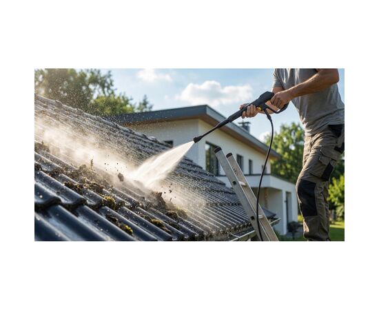 Мийка високого тиску 2E AquaClean 150plus 2000Вт, 150бар, 450л/год, шланг 8м, щітка патіо (2E-HPW2015PB), зображення 6