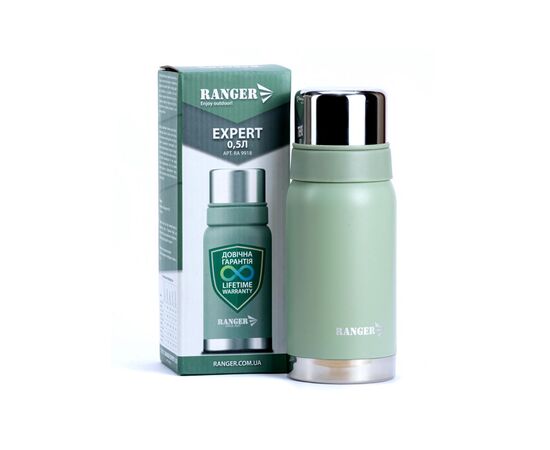 Термос Ranger Expert 0,5 L оливково-сірий (RA9918), изображение 2