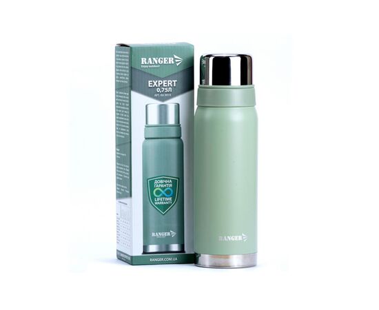 Термос Ranger Expert 0,75 L оливково-сірий (RA9919), изображение 2