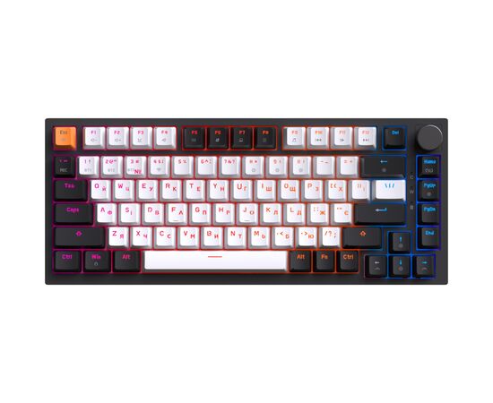 Клавиатура GamePro Asgard Valhalla QLAB Sakura Switch RGB Bluetooth/Wireless/USB-C UA Black (MK160-B-QS-PRO)