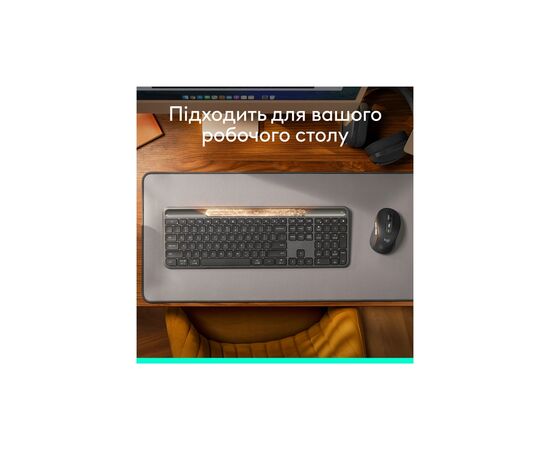 Клавіатура Logitech Slim Solar+ Bluetooth Graphite (920-013764), зображення 8